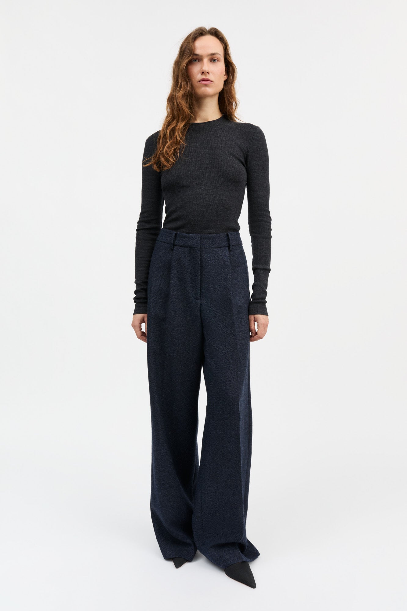 Skall Studio Thom trousers Trousers Navy black
